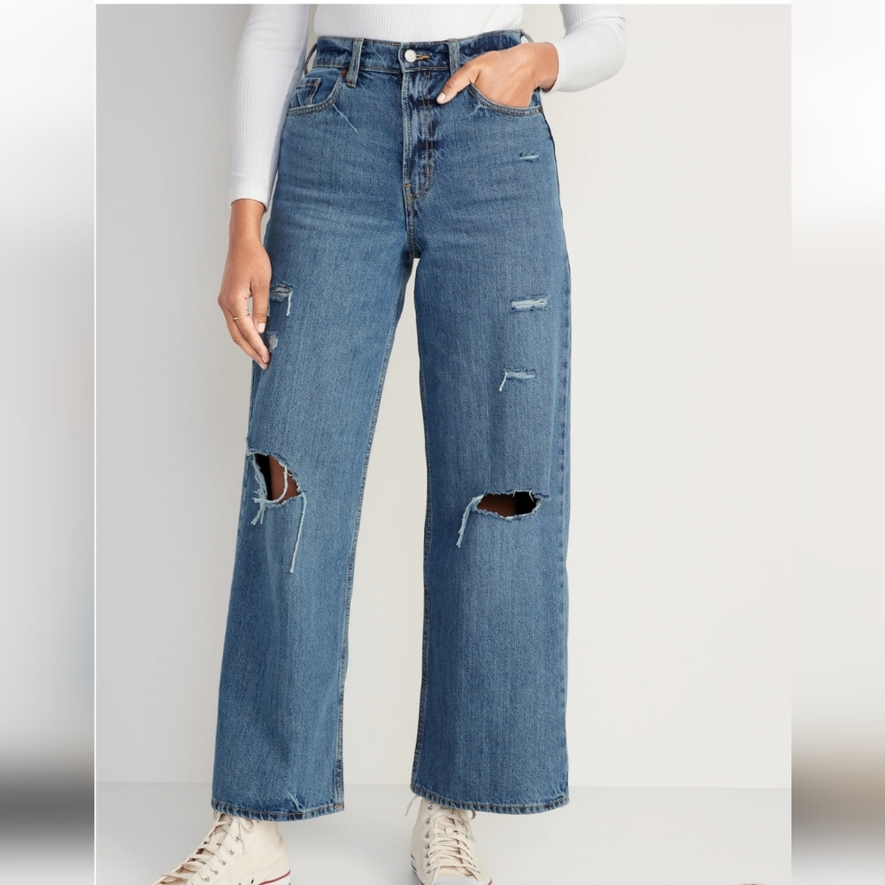 New Old Navy Wide Legged Women Jeans